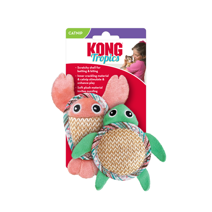 KONG Tropics Catnip Pals Cat Toy 2pk - Image 2