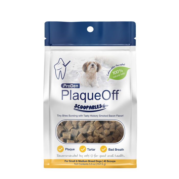 NaturVet ProDen PlaqueOff Scoopables Dog Dental Treat SM/MD Breeds 5.5oz