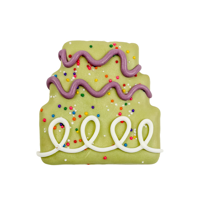 Bosco and Roxy's Tiered Cake Dog Cookie 3in - Image 2