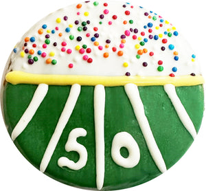 Pawsitively Gourmet Dog Cookie 50 Yard line 6 Inch - Image 2