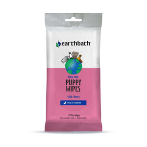 Earthbath Ultra-Mild Puppy Wipes, Wild Cherry 30ct - Image 2