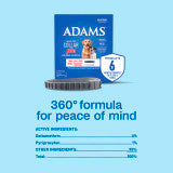 ADAMS Flea & Tick Collar Plus for Dogs and Puppies, 1 pack