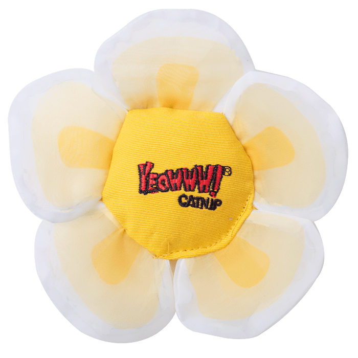 Yeowww! Daisy's Flower Tops Catnip Cat Toy White One Size
