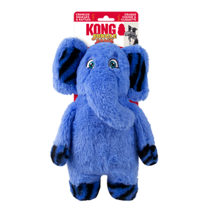 KONG Jungle Jamz Elephant Dog Toy Blue One Size - Image 2