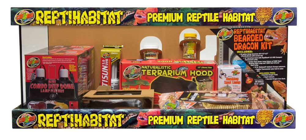 Zoo Med ReptiHabitat Bearded Dragon Kit 20 gal.
