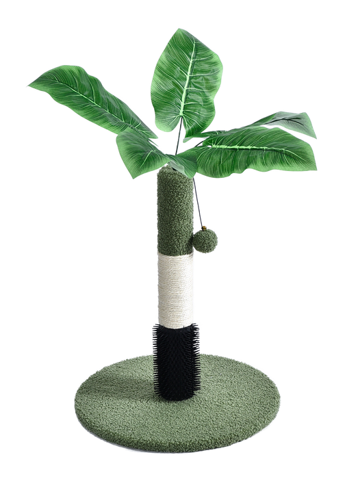 Max & Marlow Palm Tree w/ Toy Scratch Post 25.2in - Image 2
