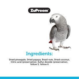 ZuPreem Real Rewards Tropical Mix Bird Treats Large Birds 6 oz