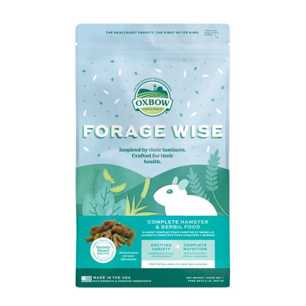 Oxbow Animal Health Forage Wise Hamster & Gerbil Food 2lbs