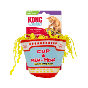 KONG Crackles Cup of Mew-Mews Cat Toy - Image 2