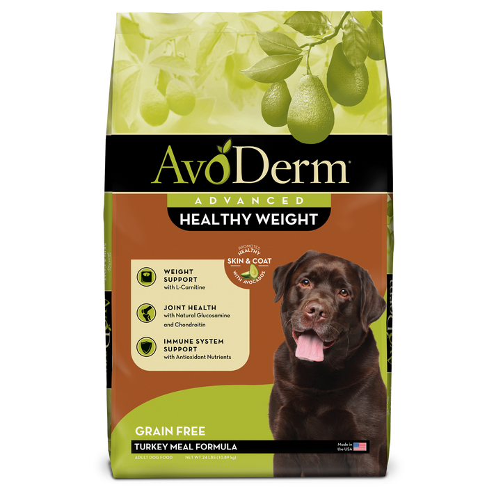 AvoDerm Natural Advanced Healthy Weight Dry Dog Food 24 lb
