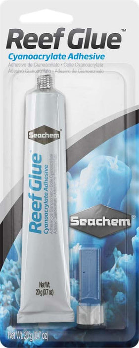 Seachem Laboratories Reef Glue Cyanoacrylate Adhesive Gel Clear 20 g 0.7 oz