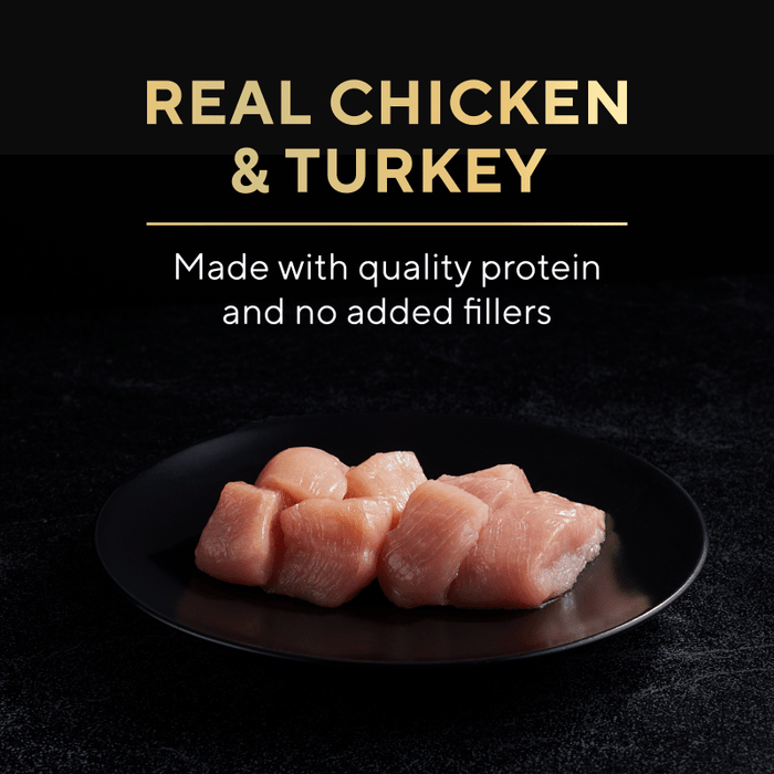 Sheba Perfect Portions Cuts in Gravy Wet Cat Food Variety Pack (Roasted Chicken, Tender Turkey) 2.6oz 12pk