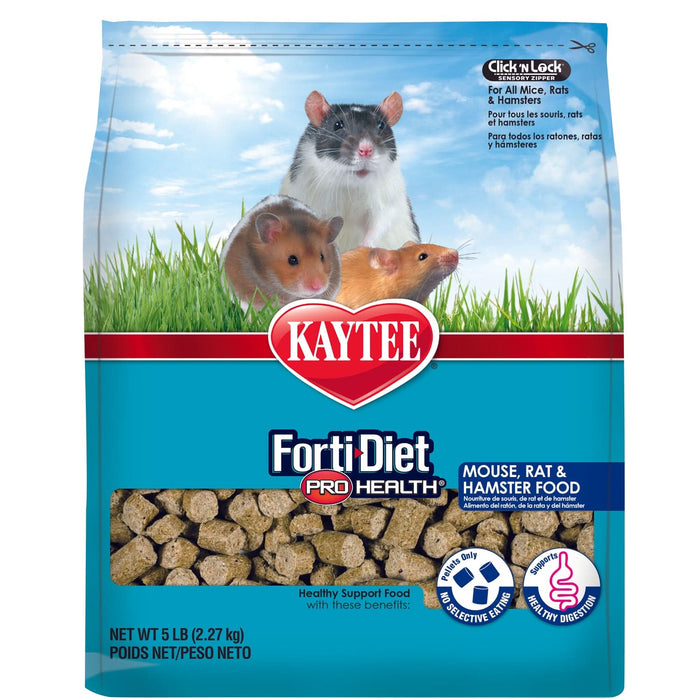 Kaytee Pro Health Mouse, Rat, and Hamster Food 5 lb