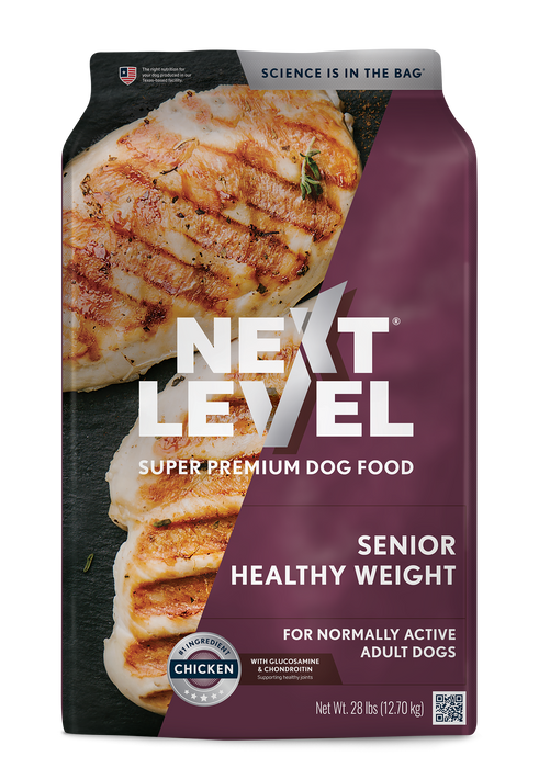 Next Level Senior Healthy Weight Dry Dog Food Chicken 28lbs