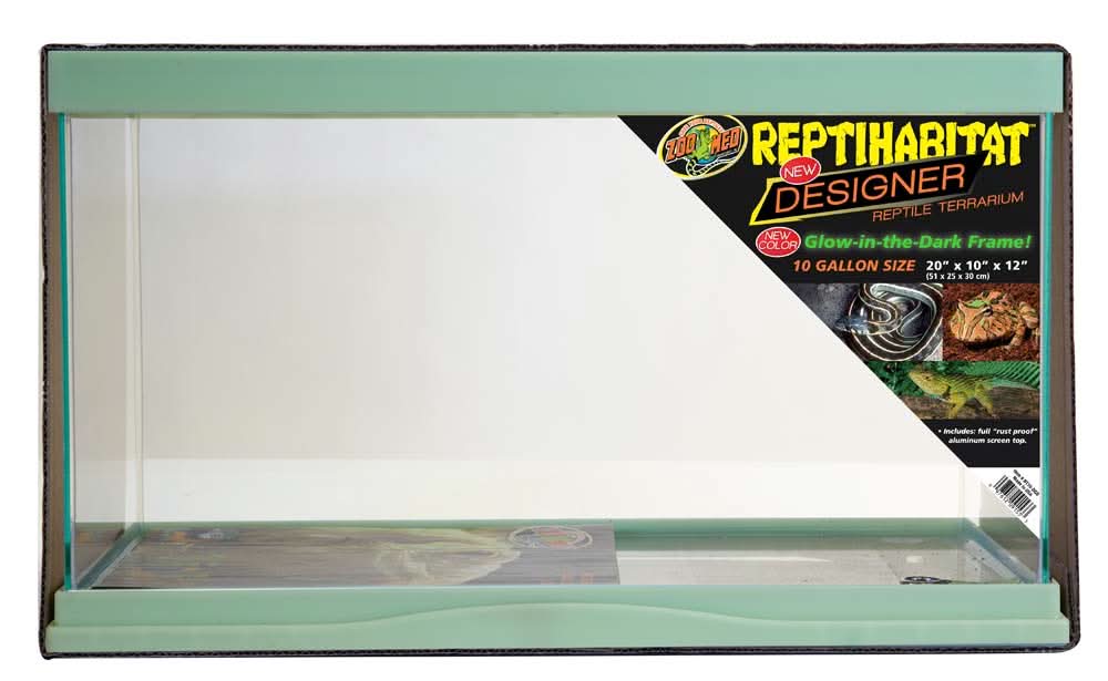 Zoo Med ReptiHabitat Designer Terrarium Glow in the Dark 10 gal