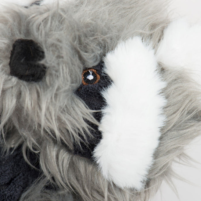 HuggleHounds Redwood Raccoon X-Brace™ Plush Dog Toy