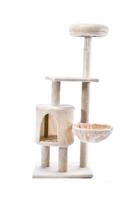 Max & Marlow Cat Lounging Activity Tree 46in - Image 2
