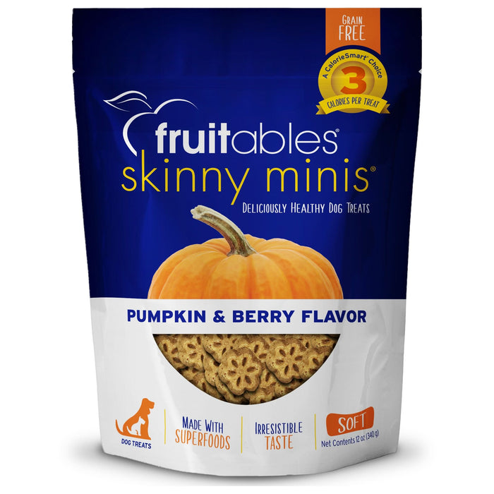 Fruitables Skinny Minis Soft Dog Treats Pumpkin & Berry 12oz