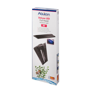 Aqueon LED Deluxe Full Aquarium Hoods Black Black, 30 Inches - Image 2