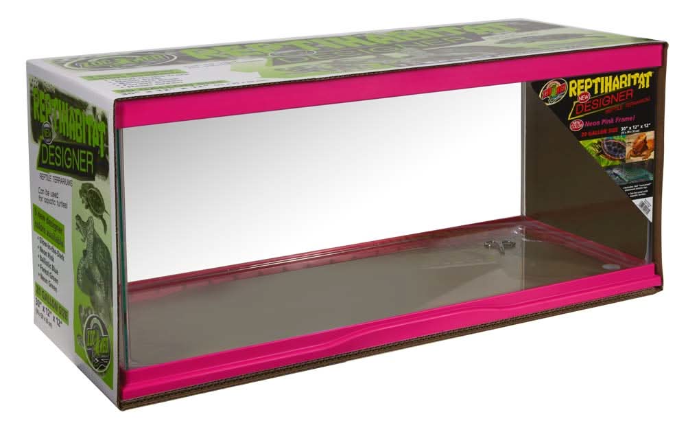 Zoo Med ReptiHabitat Designer Terrarium Neon Pink 20 gal