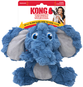 KONG Scrumplez Dog Toy Elephant MD - Image 2