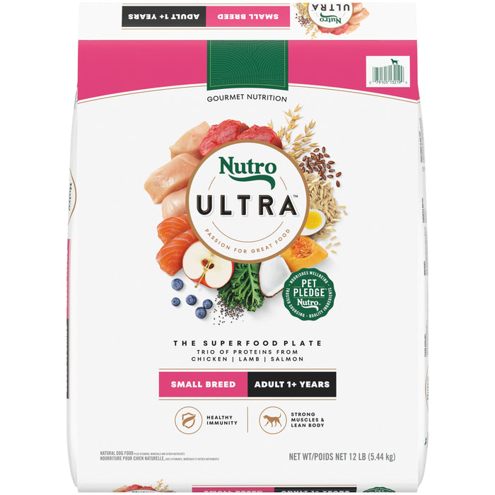 Nutro Products Ultra Small Breed Adult Dry Dog Food Superfood Plate 12lb
