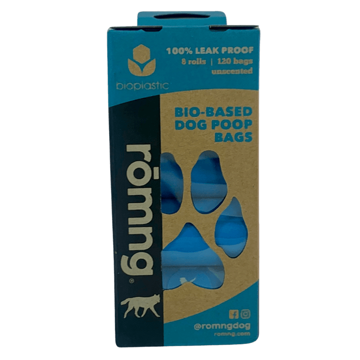 Rōmng bio-based dog poop bags
