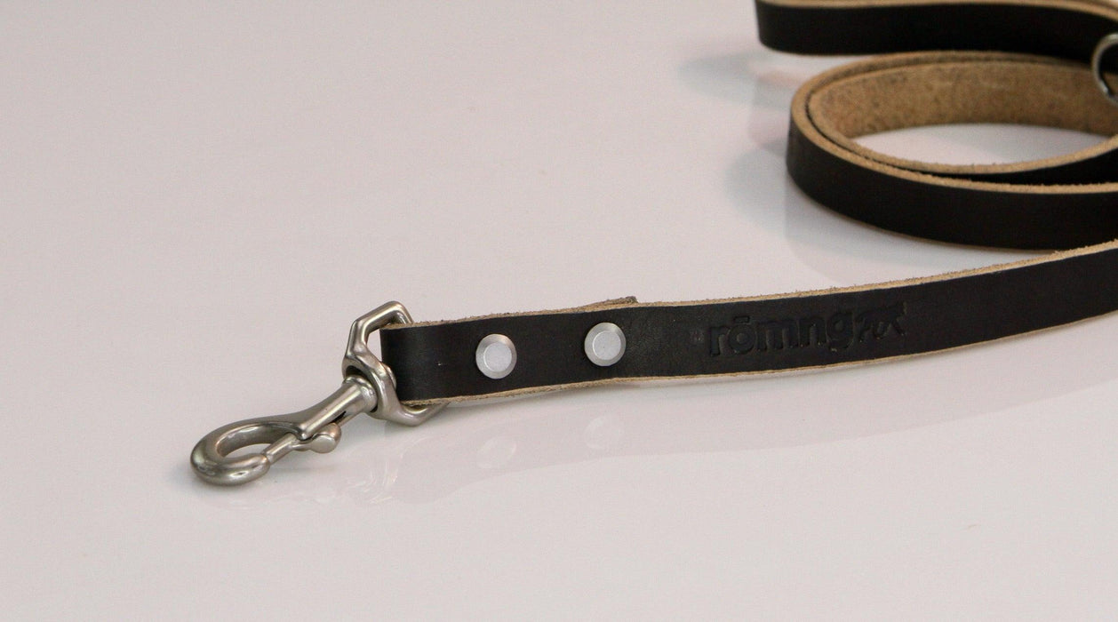 Rōmng handmade leather dog leash