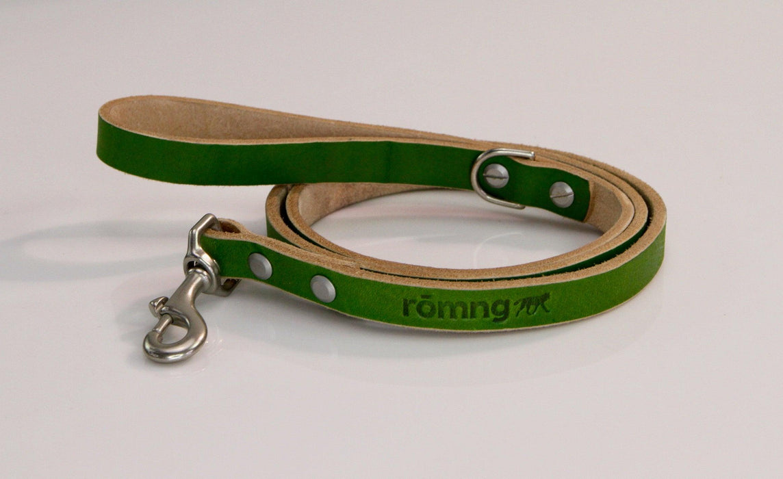 Rōmng handmade leather dog leash