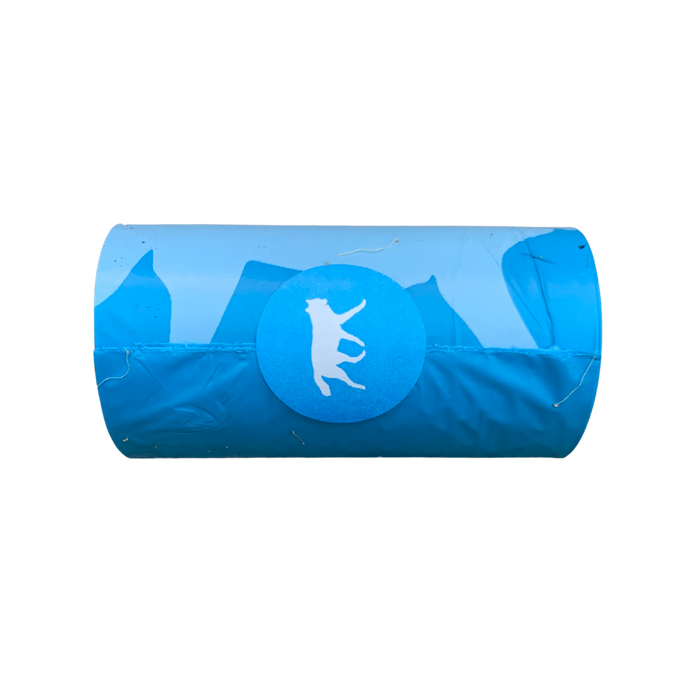 Rōmng bio-based dog poop bags + bamboo dispenser