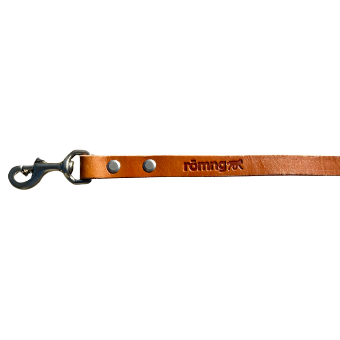 Rōmng handmade leather dog leash