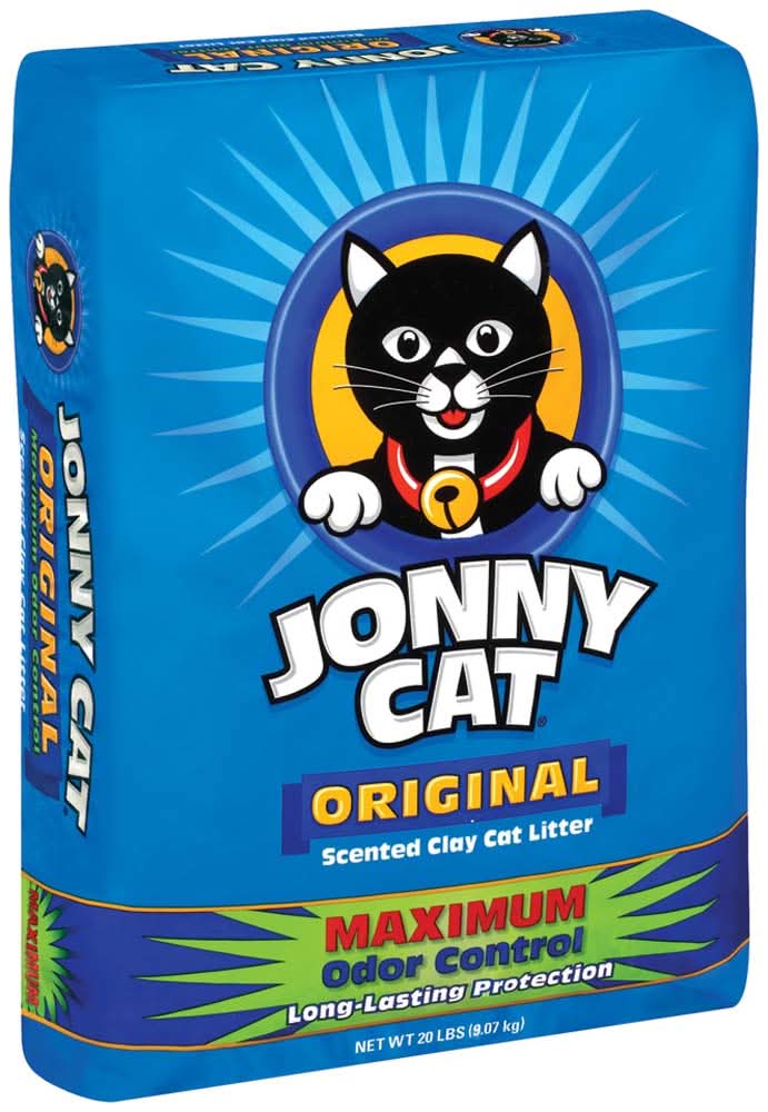 Jonny Cat Original Maximum Odor Control Scented Cat Litter 20 lb ...