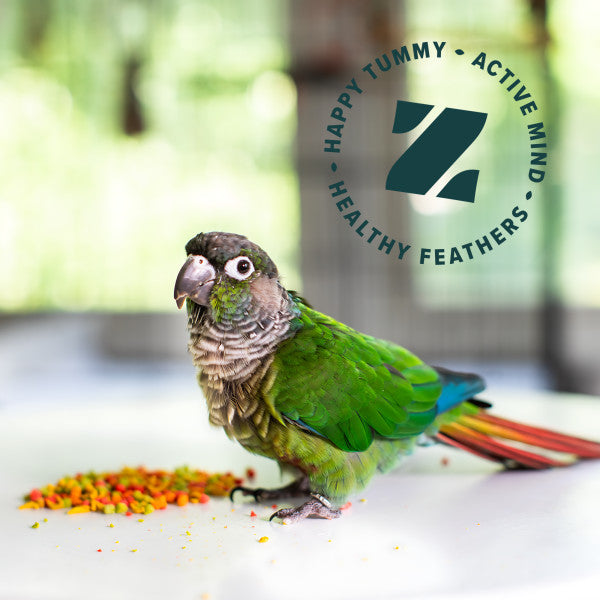 ZuPreem AvianBreeder FruitBlend Bird Food for Medium Birds - Cockatiels, Lovebirds, Conures, Quakers 2lb