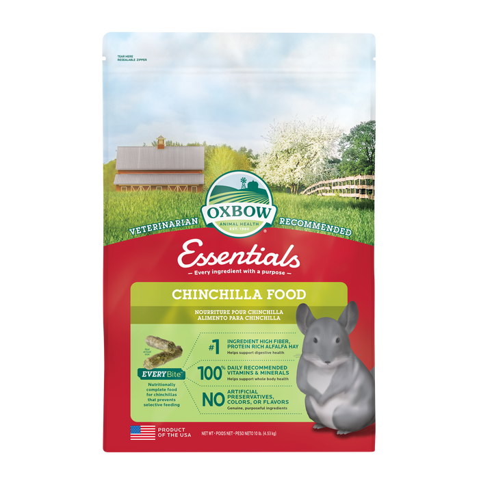 Oxbow Animal Health Essentials Chinchilla Food 10lb