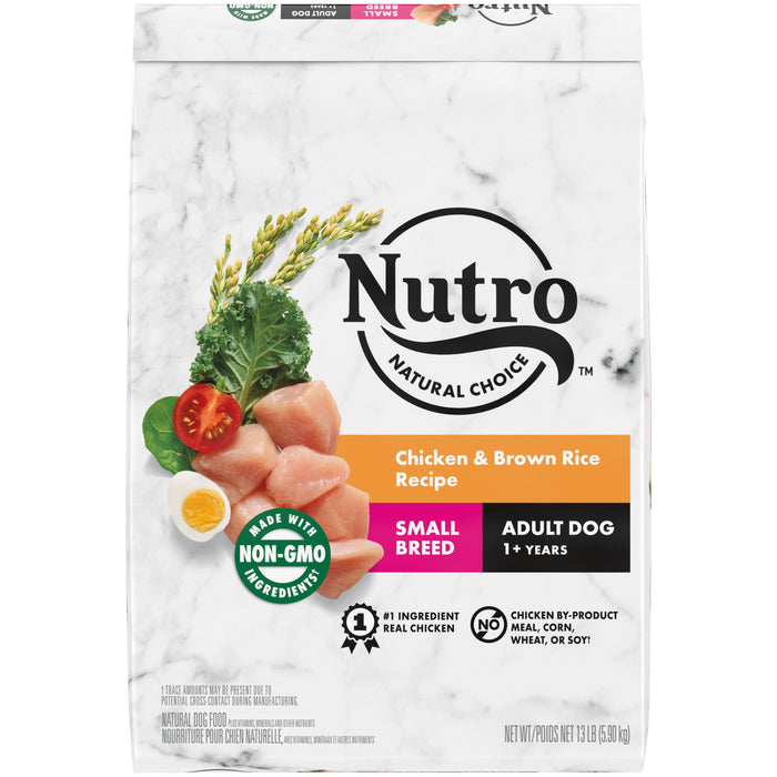 Nutro Products Natural Choice Small Breed Adult Dry Dog Food Chicken & Brown Rice 13lb