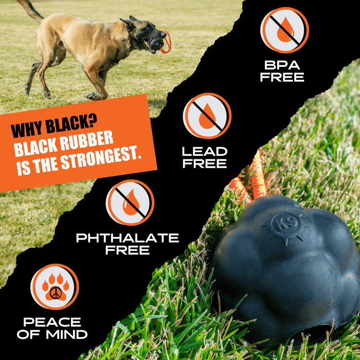 Monster K9 Dog Toys Rumble Rope Ball