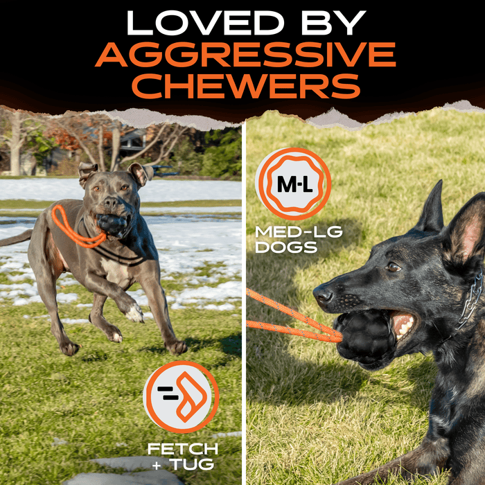 Monster K9 Dog Toys Rumble Rope Ball