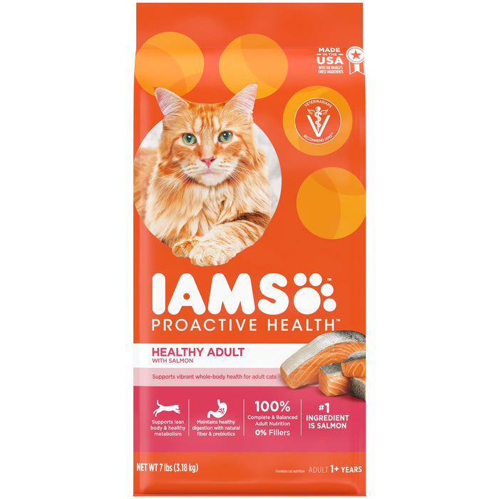 IAMS Proactive Health Adult Dry Cat Food Salmon 7lb
