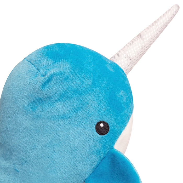 SnugArooz Nikki the Narwhal Plush Dog Toy