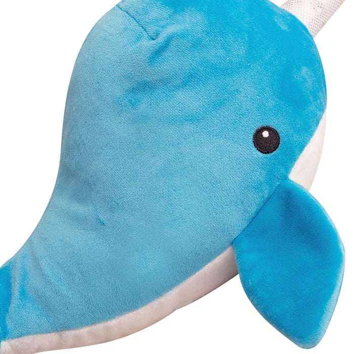 SnugArooz Nikki the Narwhal Plush Dog Toy