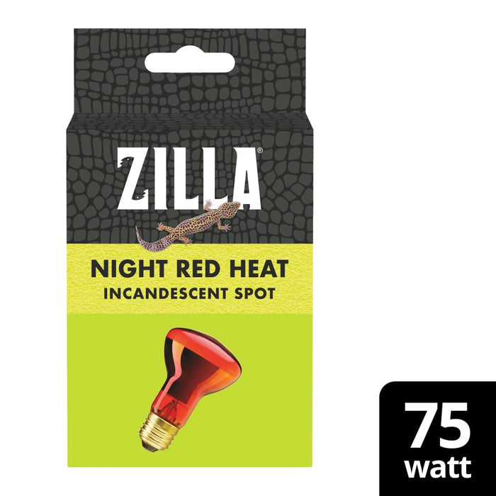 Zilla Incandescent Spot Bulb Night Red 75 watts