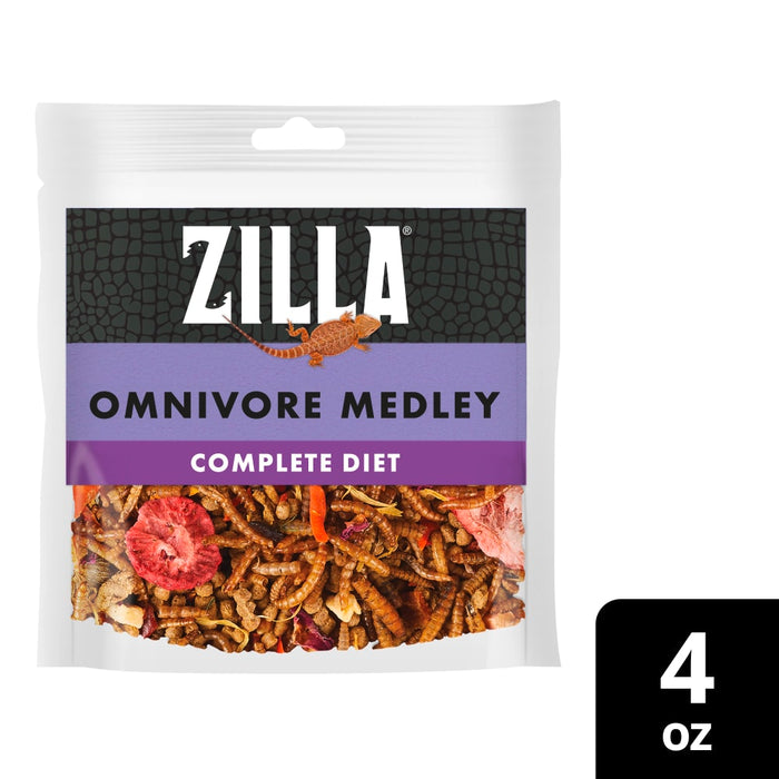 Zilla Medley Diet Omnivore Mix 4 ounces