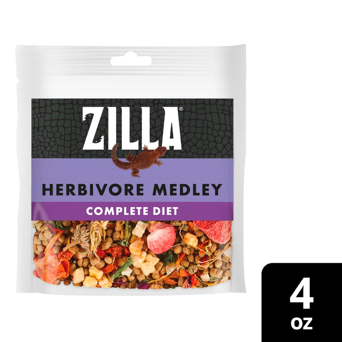 Zilla Medley Diet Herbivore Mix 4 ounces