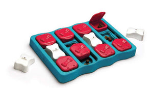 Nina Ottosson Brick Interactive Dog Toy Blue LG - Image 2
