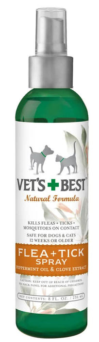 Vet's Best Natural Flea and Tick Spray 8 fl. oz