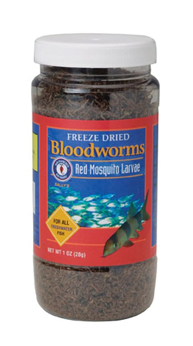 San Francisco Bay Brand Bloodworms Freeze Dried Fish Food 1 oz