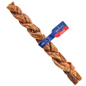 Barkworthies Braided Beef Gullet 12 Inches 12 Count - Image 2