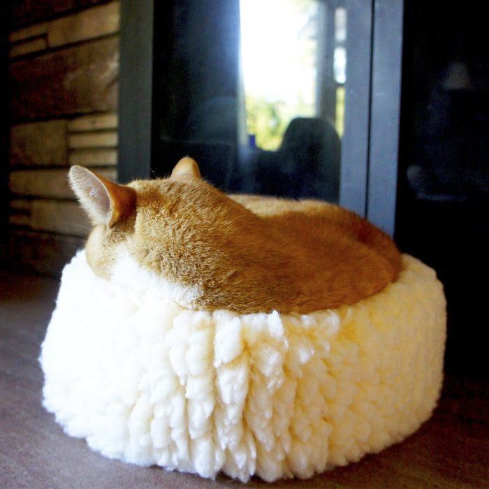 HuggleHounds HuggleFleece® HuggleSnuggler™ Cat & Dog Beds, Extra Small