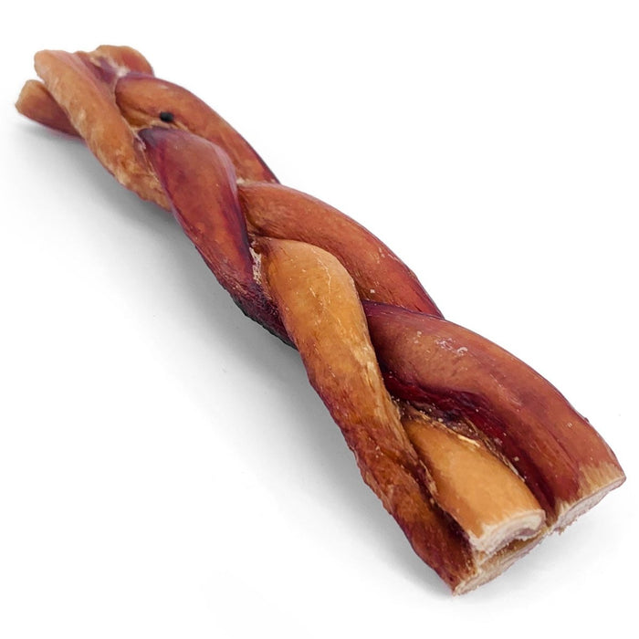 Value Pet Supplies ValueBull Braided Bully Sticks for Large Dogs, Thick 6 Inch, 25 Count
