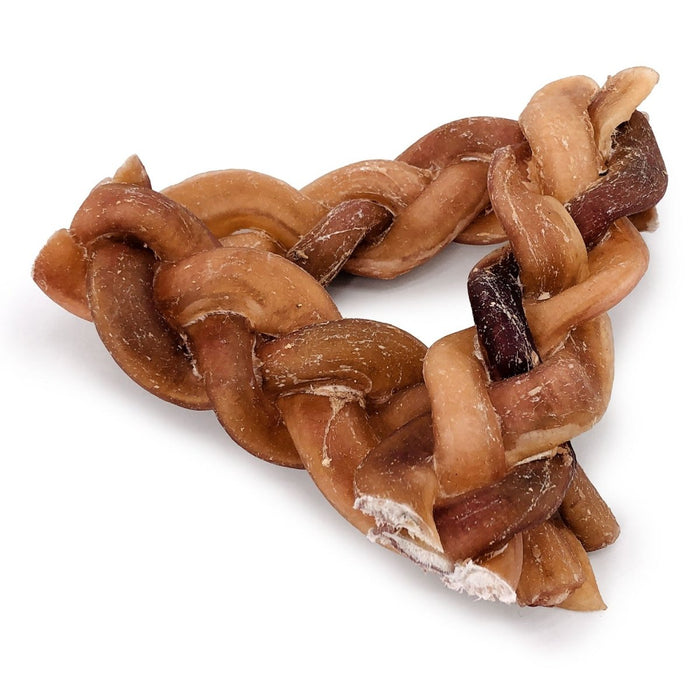 Value Pet Supplies ValueBull Braided Bully Sticks for Large Dogs, Thick 6 Inch, 25 Count